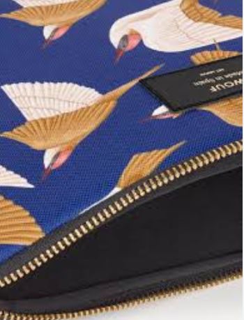 Wouf Daily Collection Tablet Sleeve Blue Birds