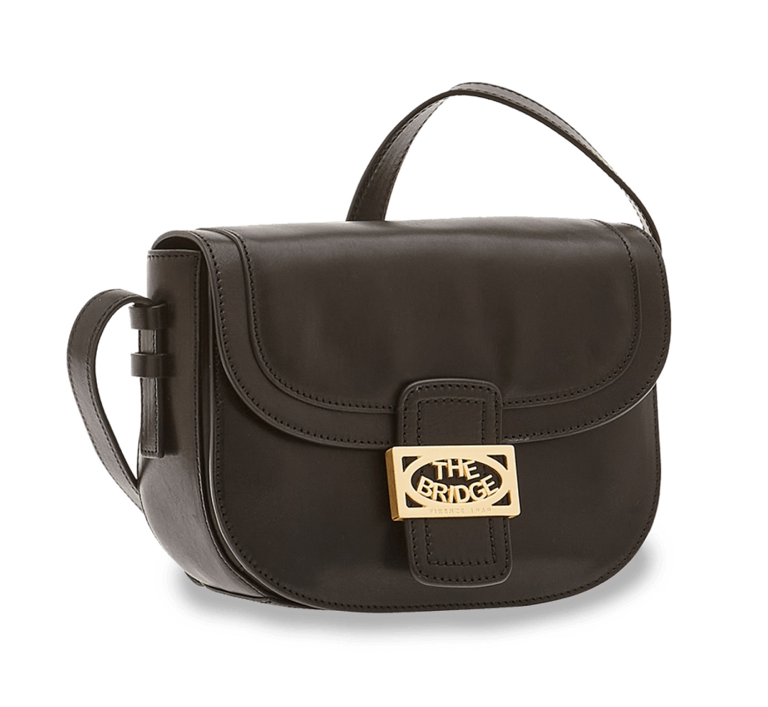 The Bridge Lavinia Schultertasche Schwarz/Gold