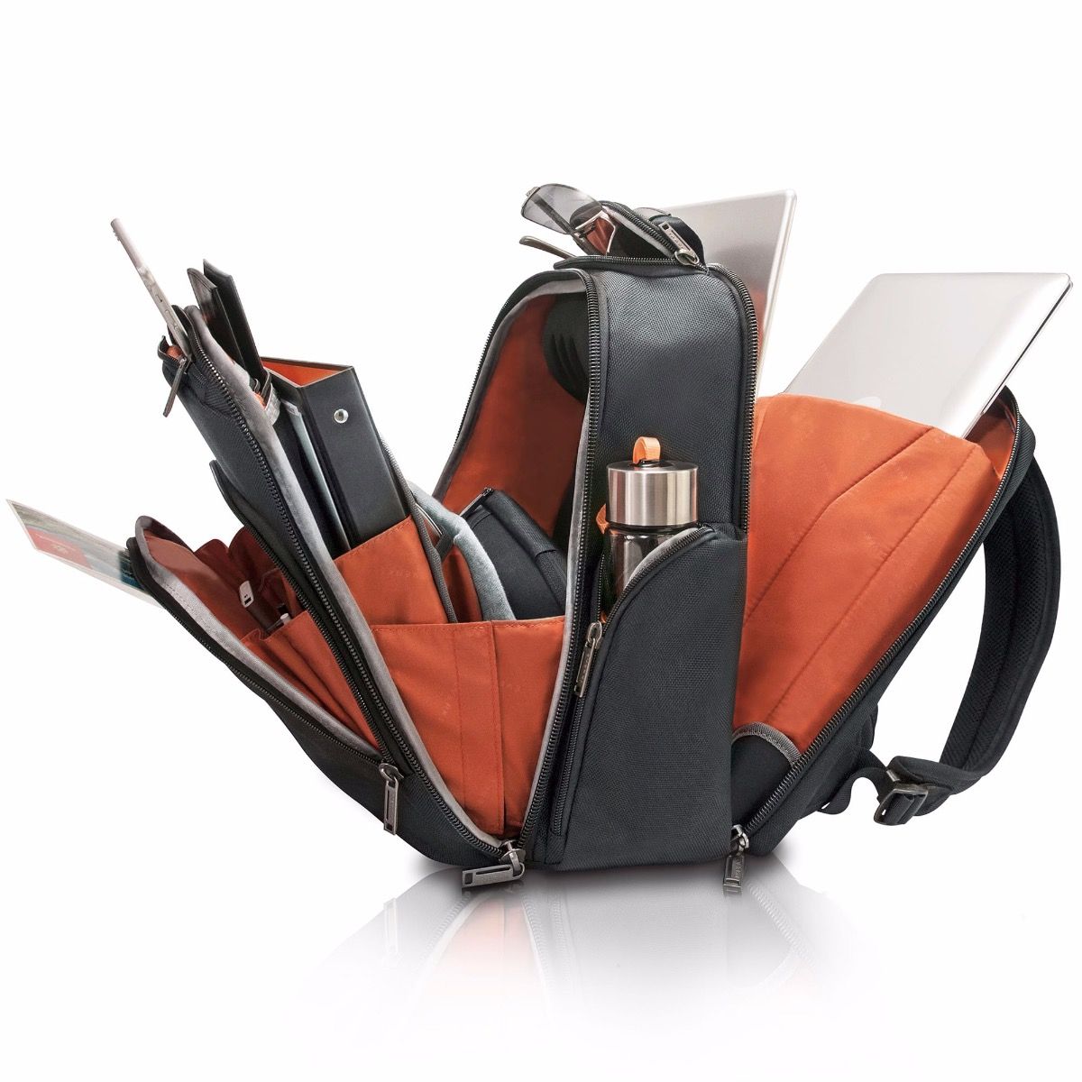 Everki Versa 2 Premium reisefreundlicher Laptop-Rucksack, bis 14,1-Zoll/MacBook Pro 15 Schwarz