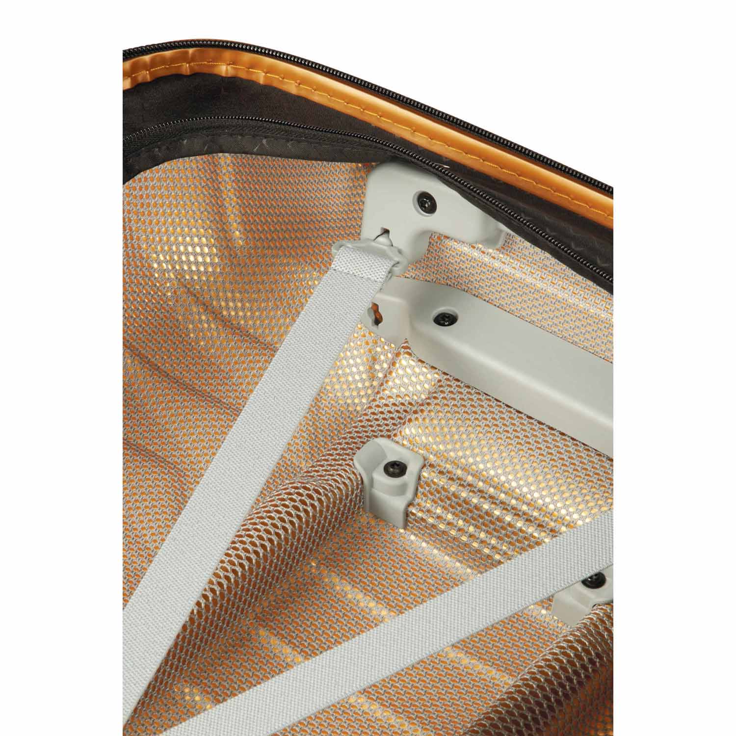 Samsonite Proxis Trolley mit 4 Rollen 69cm + GRATIS HOTELGUTSCHEIN Honey Gold