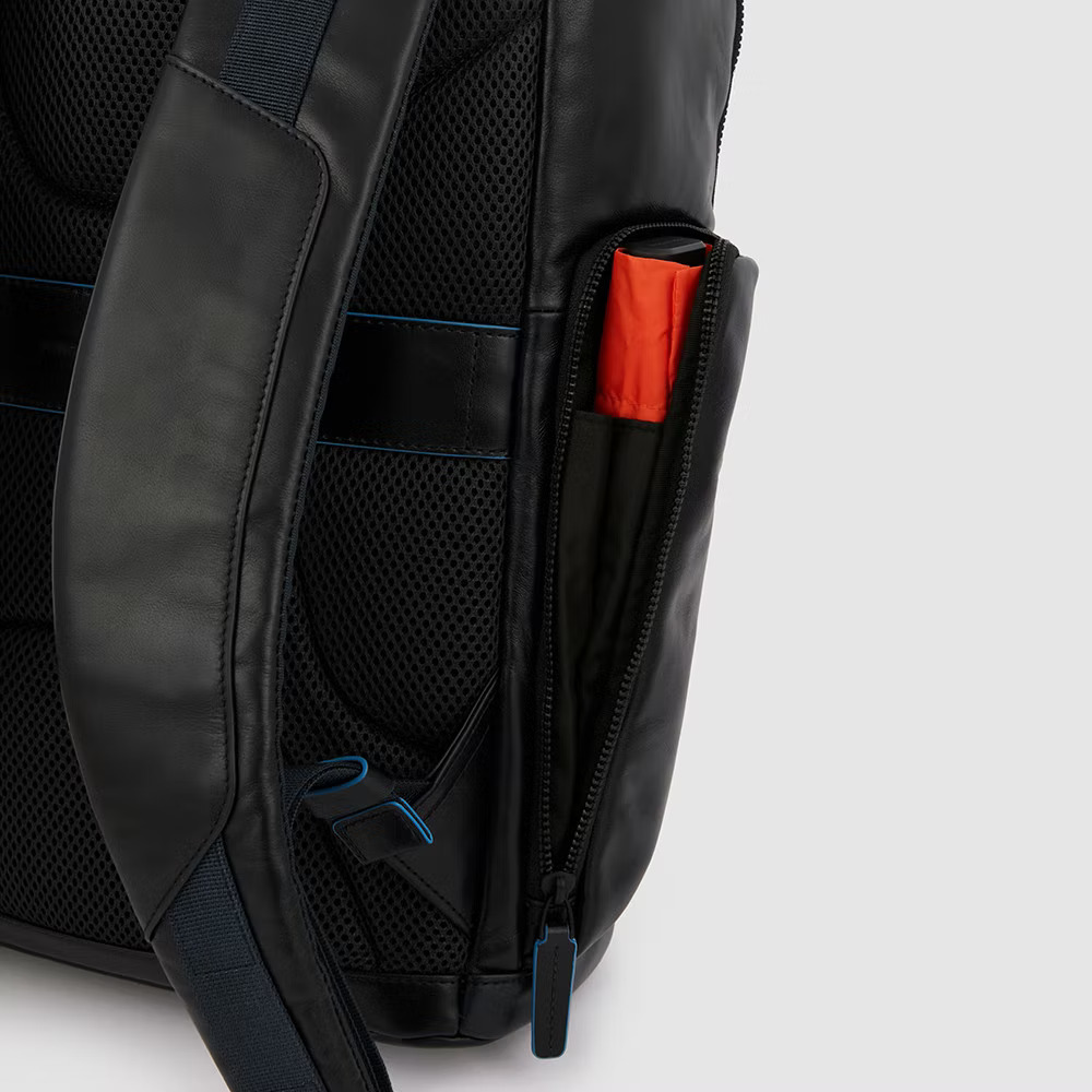 Piquadro Blue Square Revamp Laptop-Rucksack 14" mit iPad®Pro 12,9"-Fach Schwarz