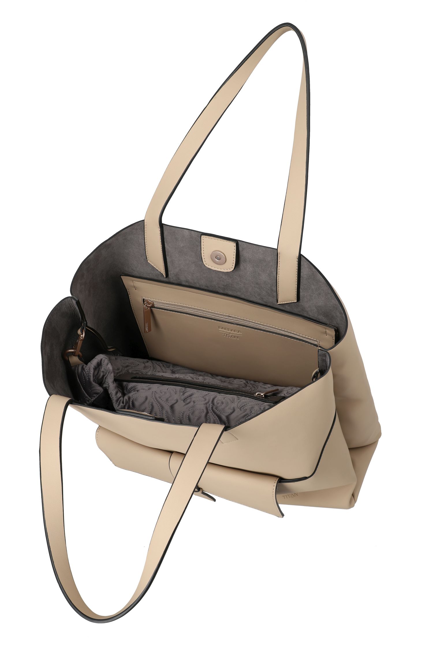 Barbara Pure Shopper 37cm Sand
