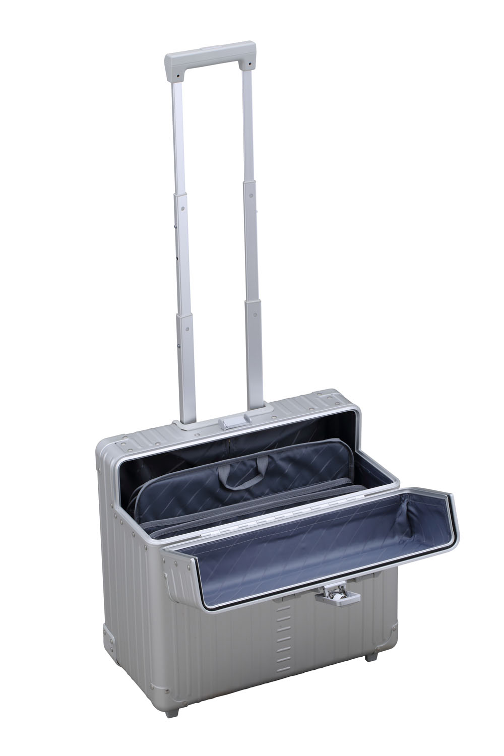 Aleon Pilotenkoffer 17" 2-Rollen Silber Aleon Pilotenkoffer 17" 2-Rollen Silber