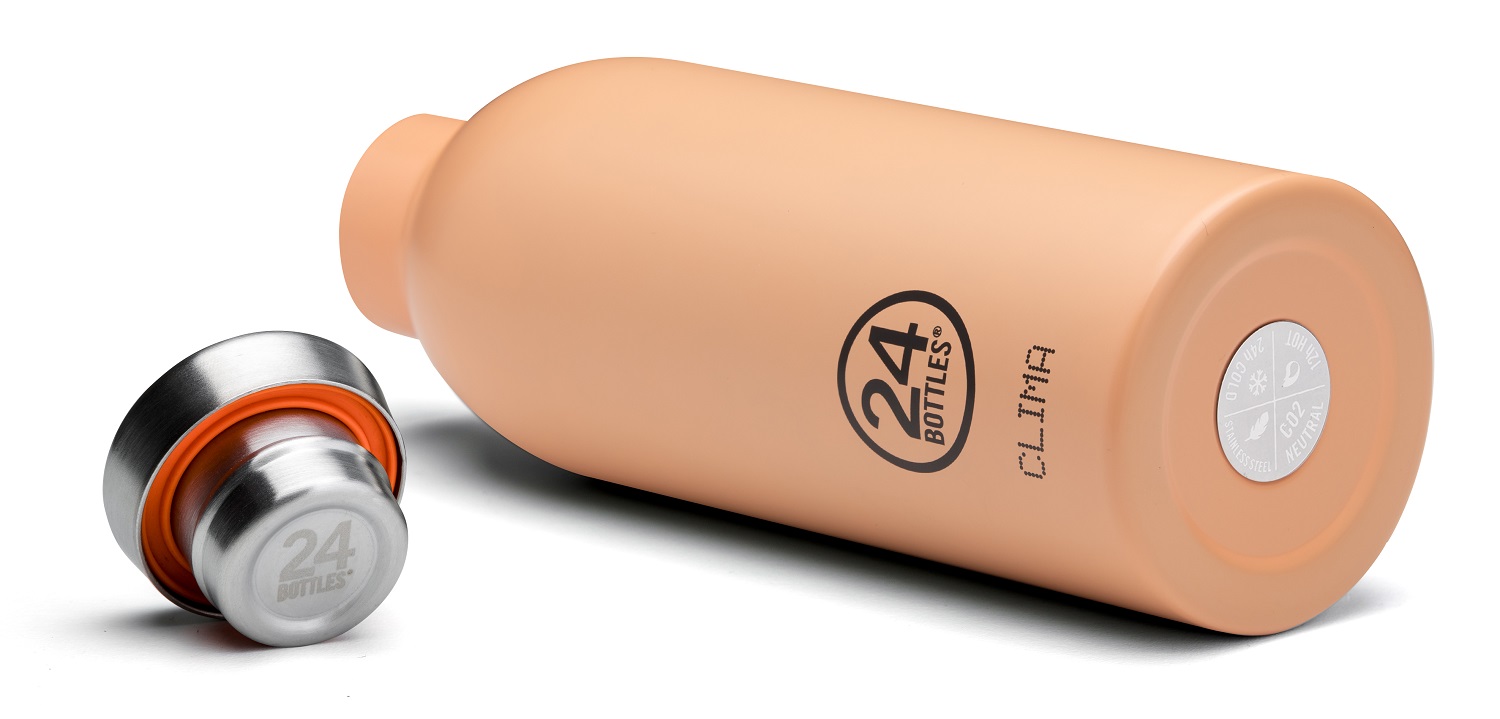 24Bottles® Clima Bottle Pastel 500ml Peach Orange 24Bottles® Clima Bottle Pastel 500ml Peach Orange