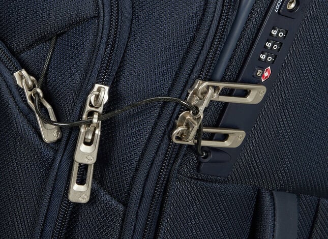 Samsonite Respark Trolley mit 4 Rollen erweiterbar 79cm + GRATIS HOTELGUTSCHEIN Petrol Blue