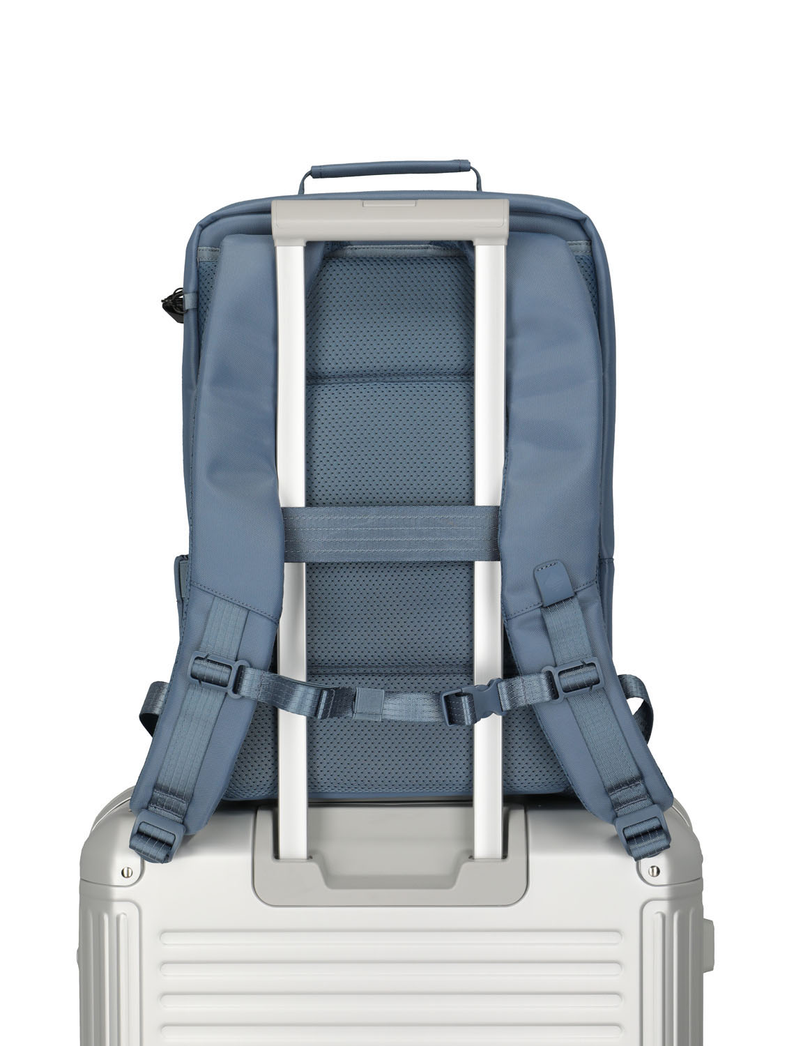 Travelite Workfloow Rucksack M mit 15,6" Laptopfach Denimblue