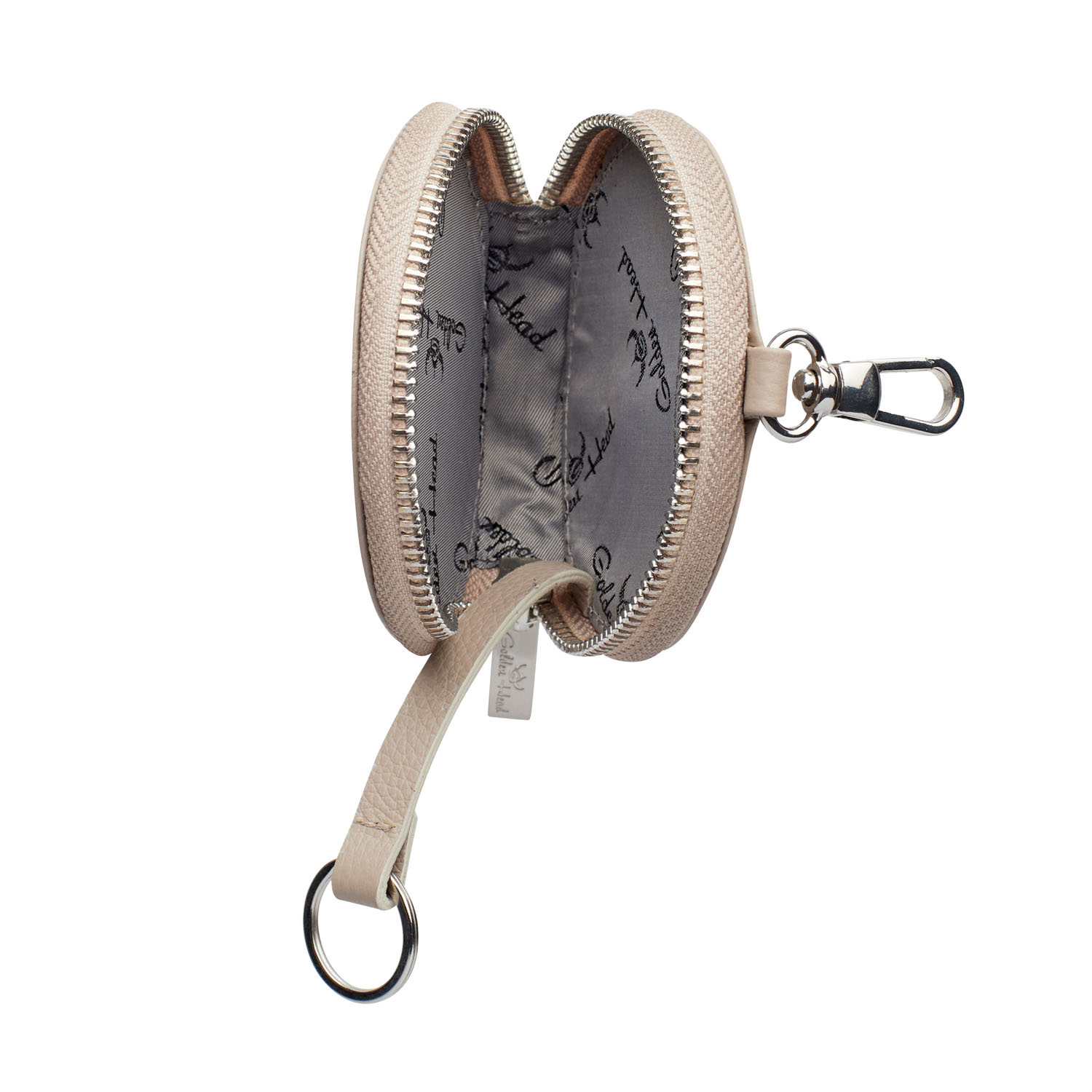 Golden Head Palma RV-Schlüsseletui rund taupe Golden Head Palma RV-Schlüsseletui rund taupe