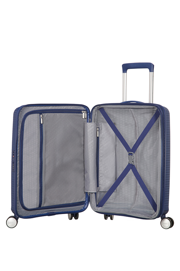 American Tourister Soundbox Trolley S 4R 55cm, erweiterbar Midnight Navy American Tourister Soundbox Trolley S 4R 55cm, erweiterbar Midnight Navy