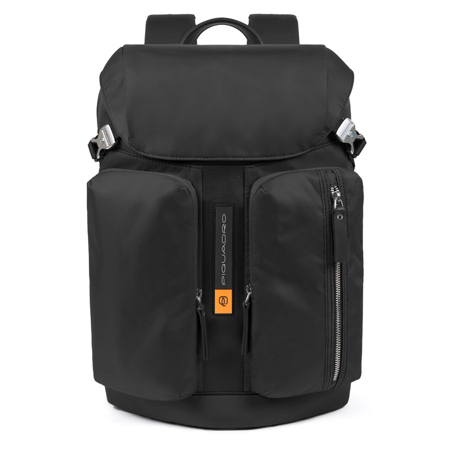 Piquadro PQ-Bios Laptoprucksack 15,6", Überschlag und zwei Fronttaschen Piquadro PQ-Bios Laptoprucksack 15,6", Überschlag und zwei Fronttaschen