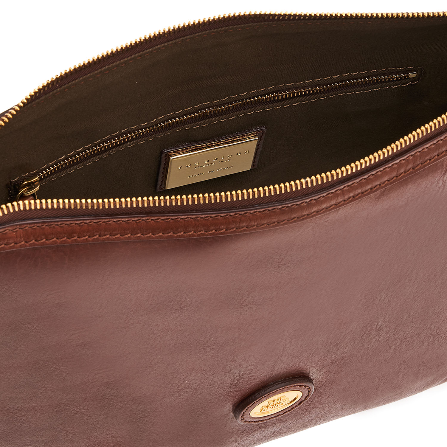 The Bridge Story Donna Leder-Handbag Braun/Gold