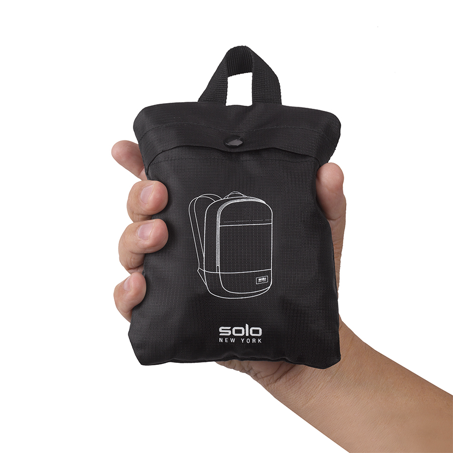 SOLO Packable Backpack Black SOLO Packable Backpack Black