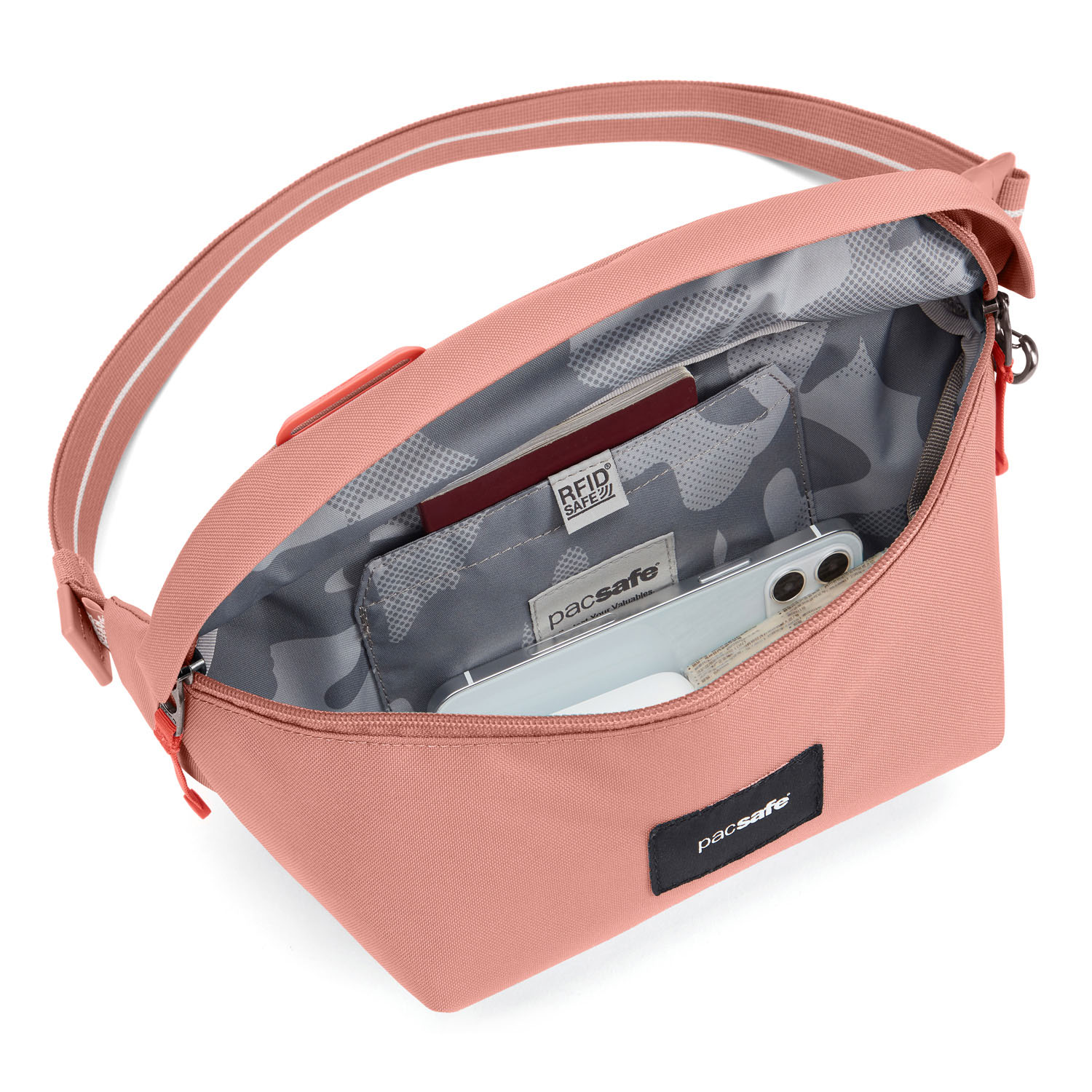 pacsafe GO Anti-Theft Sling Pack Rose