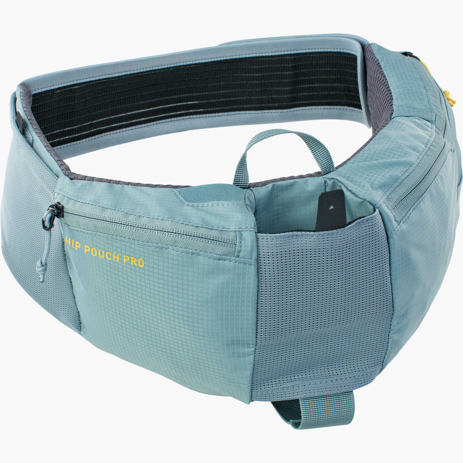 evoc Hip Pouch PRO + Drink Bottle 550ml steel evoc Hip Pouch PRO + Drink Bottle 550ml steel