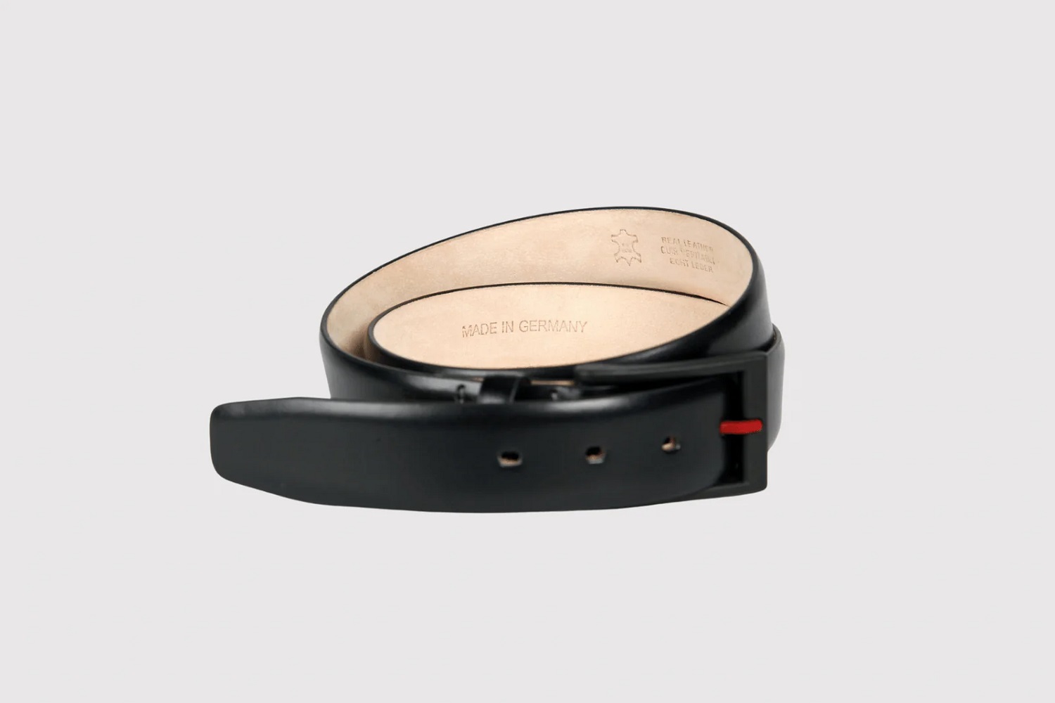 Flyerbelt Security Metallfreier Gürtel 110 cm -Mit dem roten Dorn Schwarz Flyerbelt Security Metallfreier Gürtel 110 cm -Mit dem roten Dorn Schwarz