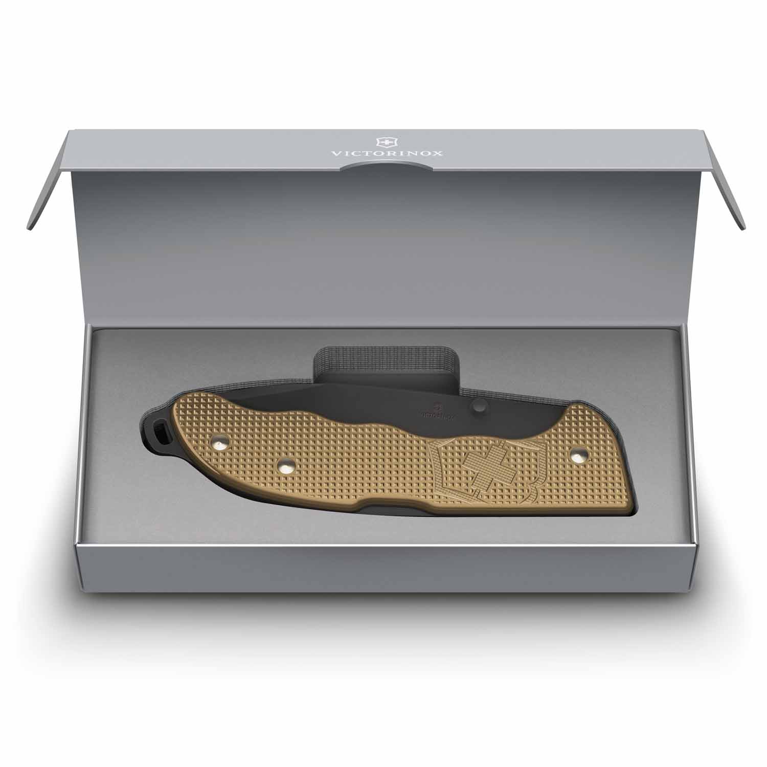 Victorinox Evoke BS Alox Grosses Taschemesser, Klappbares Messer beige Victorinox Evoke BS Alox Grosses Taschemesser, Klappbares Messer beige