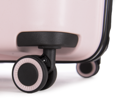 Stratic Straw + Hartschalen-Koffer M, erweiterbar rose