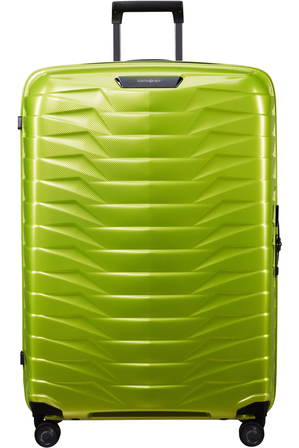 Samsonite Proxis Trolley mit 4 Rollen 81cm + GRATIS HOTELGUTSCHEIN Lime
