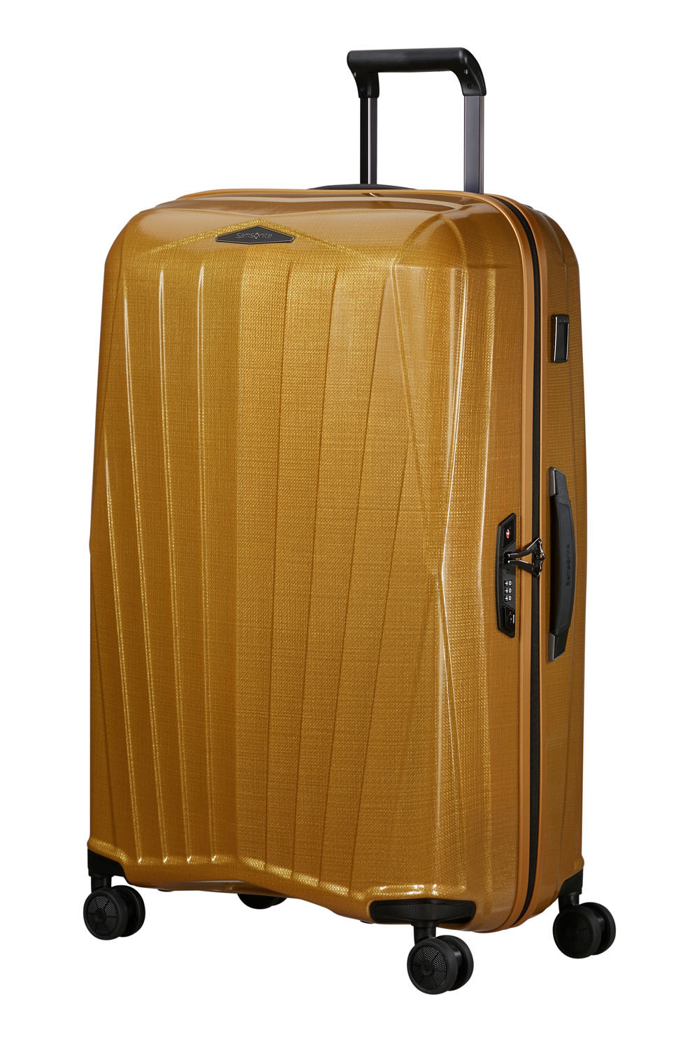 Samsonite Major-Lite Trolley mit 4 Rollen 77cm + GRATIS HOTELGUTSCHEIN Saffron Yellow
