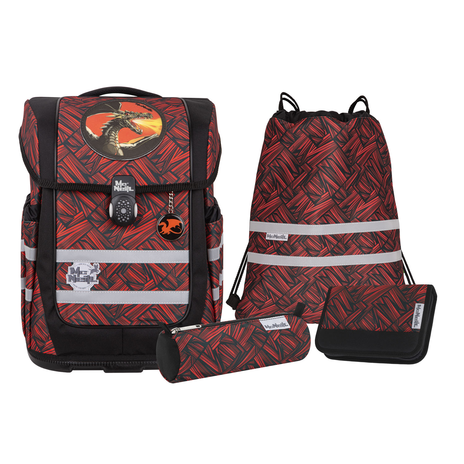 McNeill Ergo Compacto Schulranzen-Set 5tlg. ZACK McNeill Ergo Compacto Schulranzen-Set 5tlg. ZACK