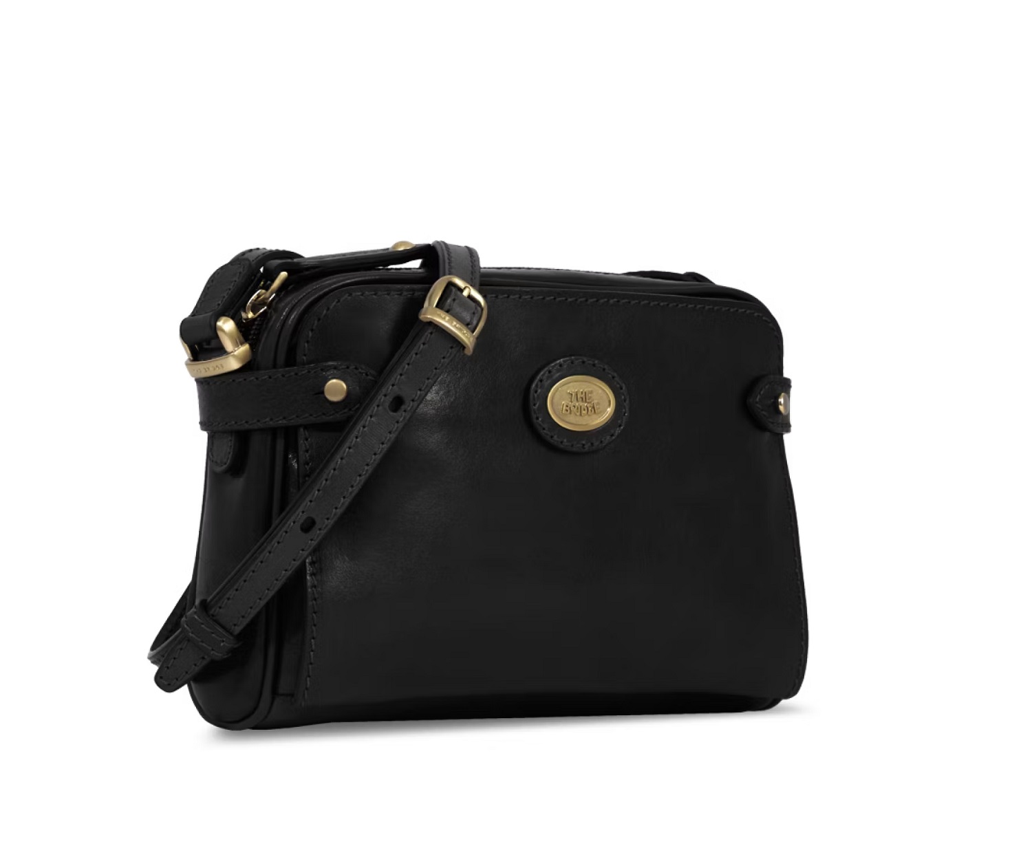 The Bridge Story Donna Mini-Bag Schultertasche 04005801 Schwarz/Gold The Bridge Story Donna Mini-Bag Schultertasche 04005801 Schwarz/Gold