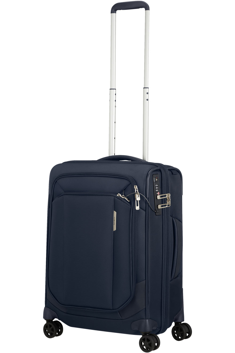 Samsonite Respark Trolley mit 4 Rollen erweiterbar 55cm + GRATIS HOTELGUTSCHEIN Midnight Blue