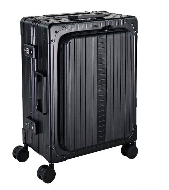 Aleon Business Traveler Slim International Carry-On 21" mit Front Flap Schwarz