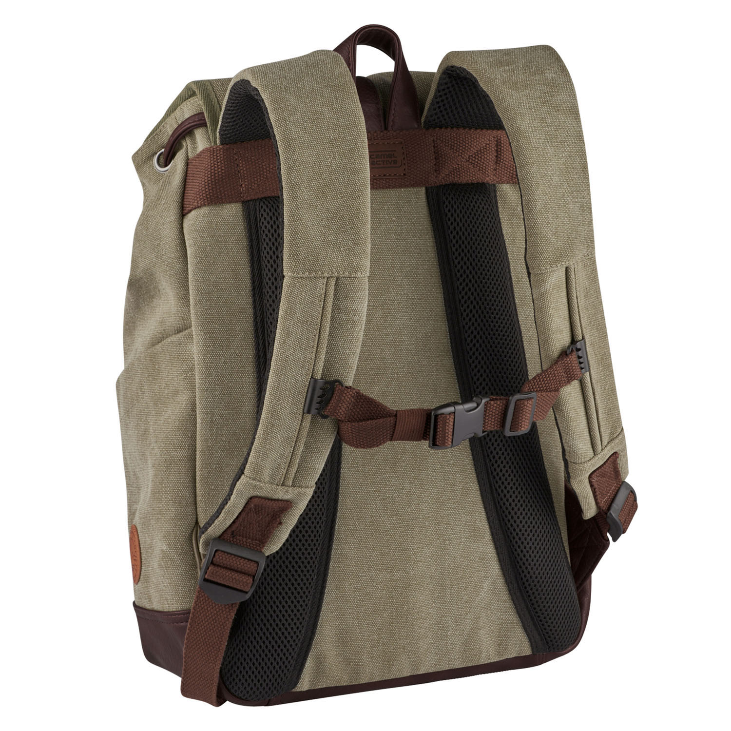 Camel Active AIR Canvas Rucksack L Khaki