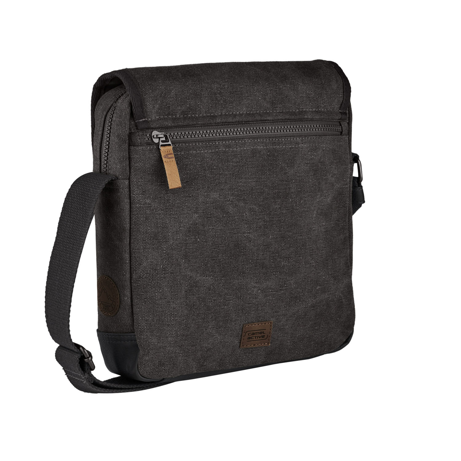 Camel Active AIR Flap bag M top zip Dark Grey