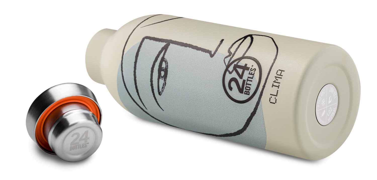 24Bottles® Clima Bottle White Calypso 500ml