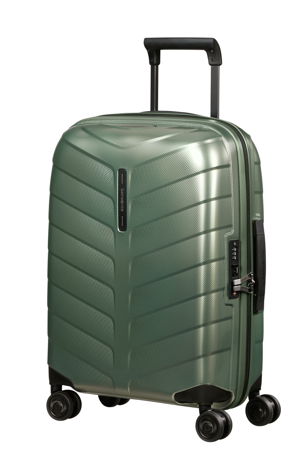 Samsonite Attrix Trolley mit 4 Rollen erweiterbar 55cm (20/23cm) Basil Green