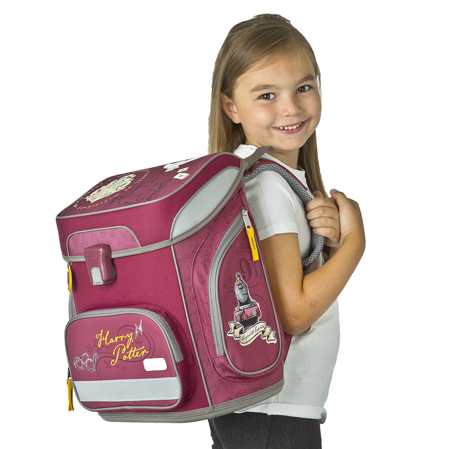 Scooli EasyFit Schulranzen, 5-teiliges Set Harry Potter