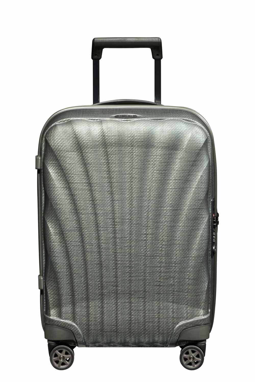 Samsonite C-Lite Trolley mit 4 Rollen 55cm + GRATIS HOTELGUTSCHEIN Metallic Green