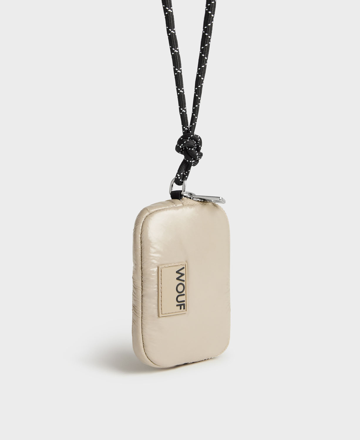 Wouf Quilted Collection Crossbody Coin Purse -Glossy Air Wouf Quilted Collection Crossbody Coin Purse -Glossy Air