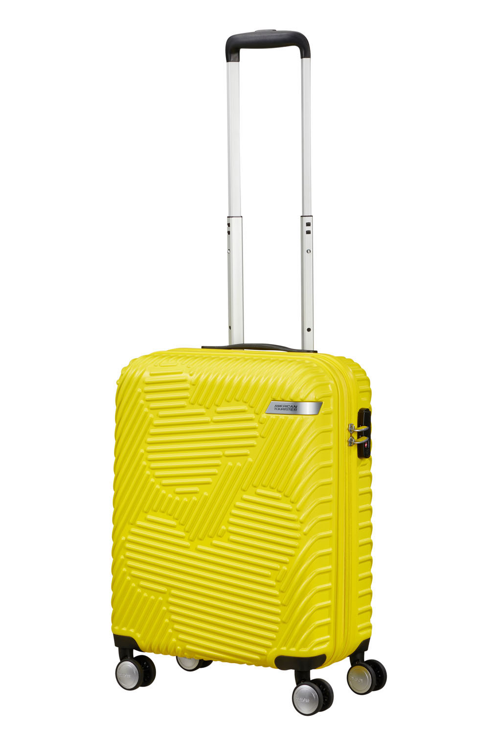 American Tourister Mickey Clouds Trolley 55cm mit 4 Rollen, erweiterbar Mickey Electric Lemon