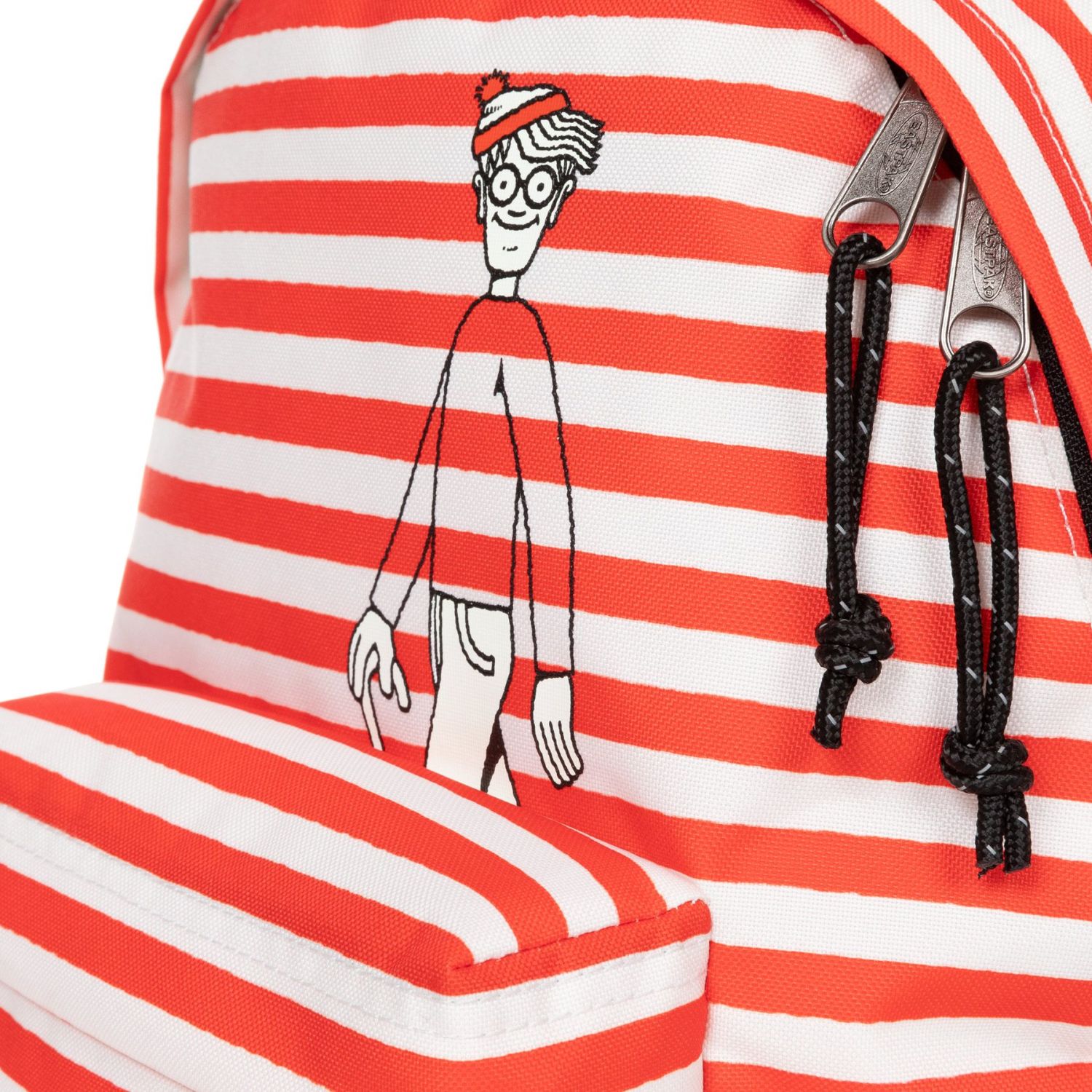Eastpak Orbit XS Large Mini Rucksack Where's Wally Silk Stripe Eastpak Orbit XS Large Mini Rucksack Where's Wally Silk Stripe