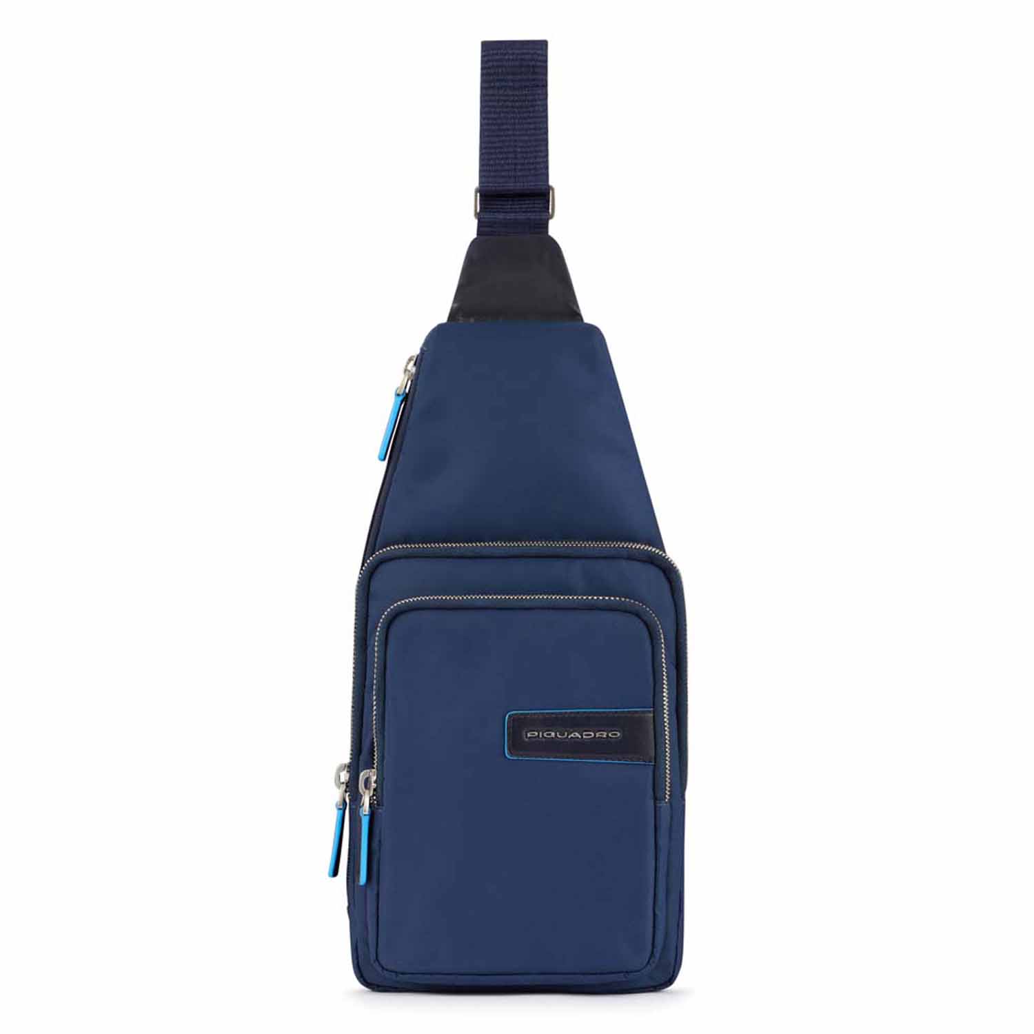 Piquadro PQ-RY Querträgertasche aus rezykliertem Stoff Nachtblau Piquadro PQ-RY Querträgertasche aus rezykliertem Stoff Nachtblau