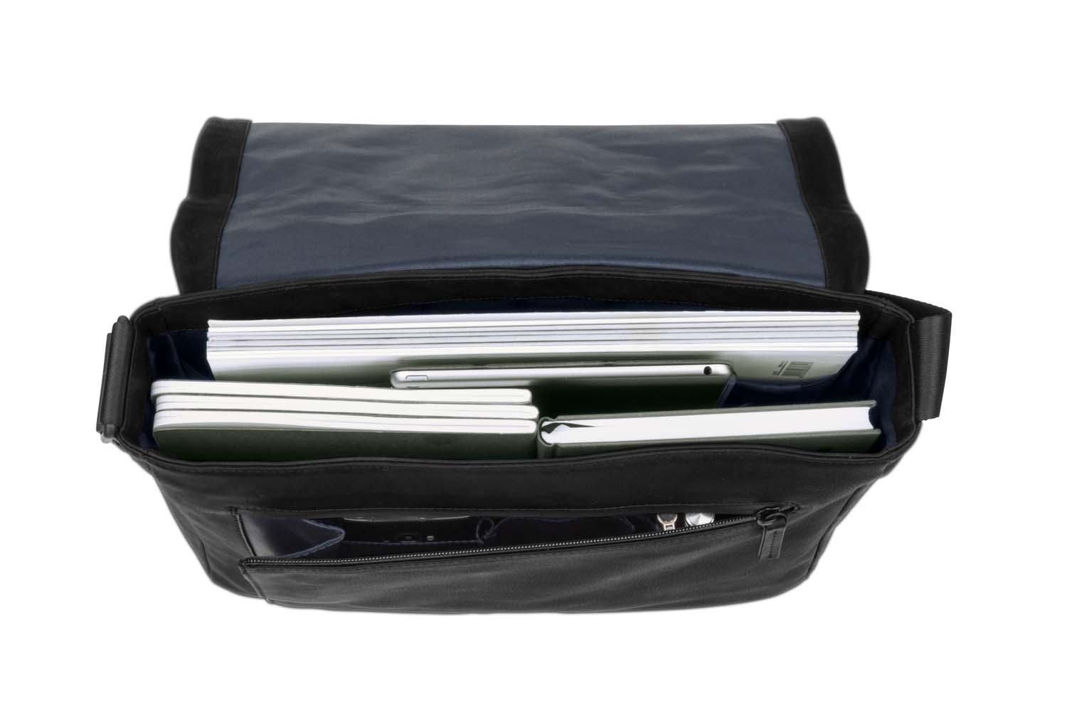 Leonhard Heyden Den Haag Leder-Umhängetasche L Schwarz Leonhard Heyden Den Haag Leder-Umhängetasche L Schwarz