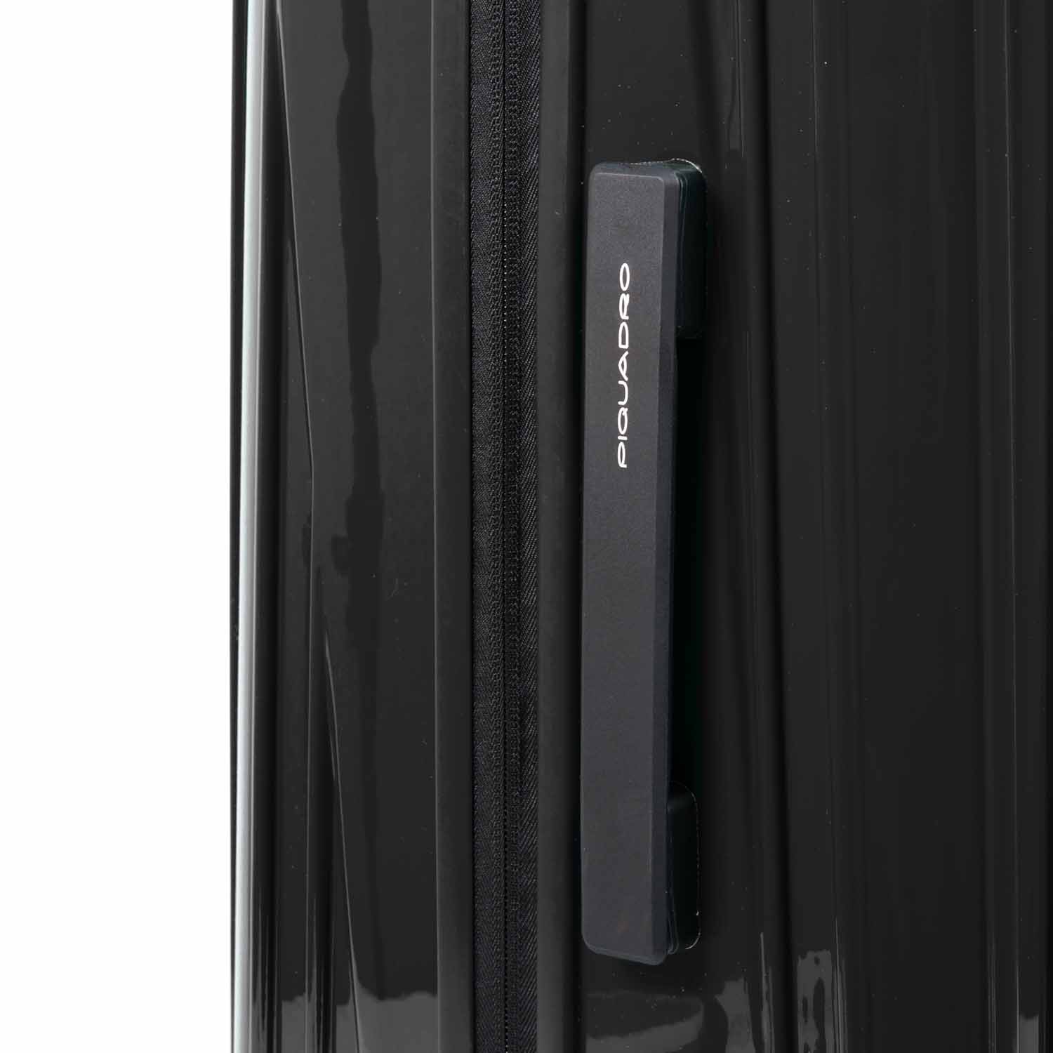 Piquadro Seeker Mittel Hartschalentrolley Schwarz Piquadro Seeker Mittel Hartschalentrolley Schwarz