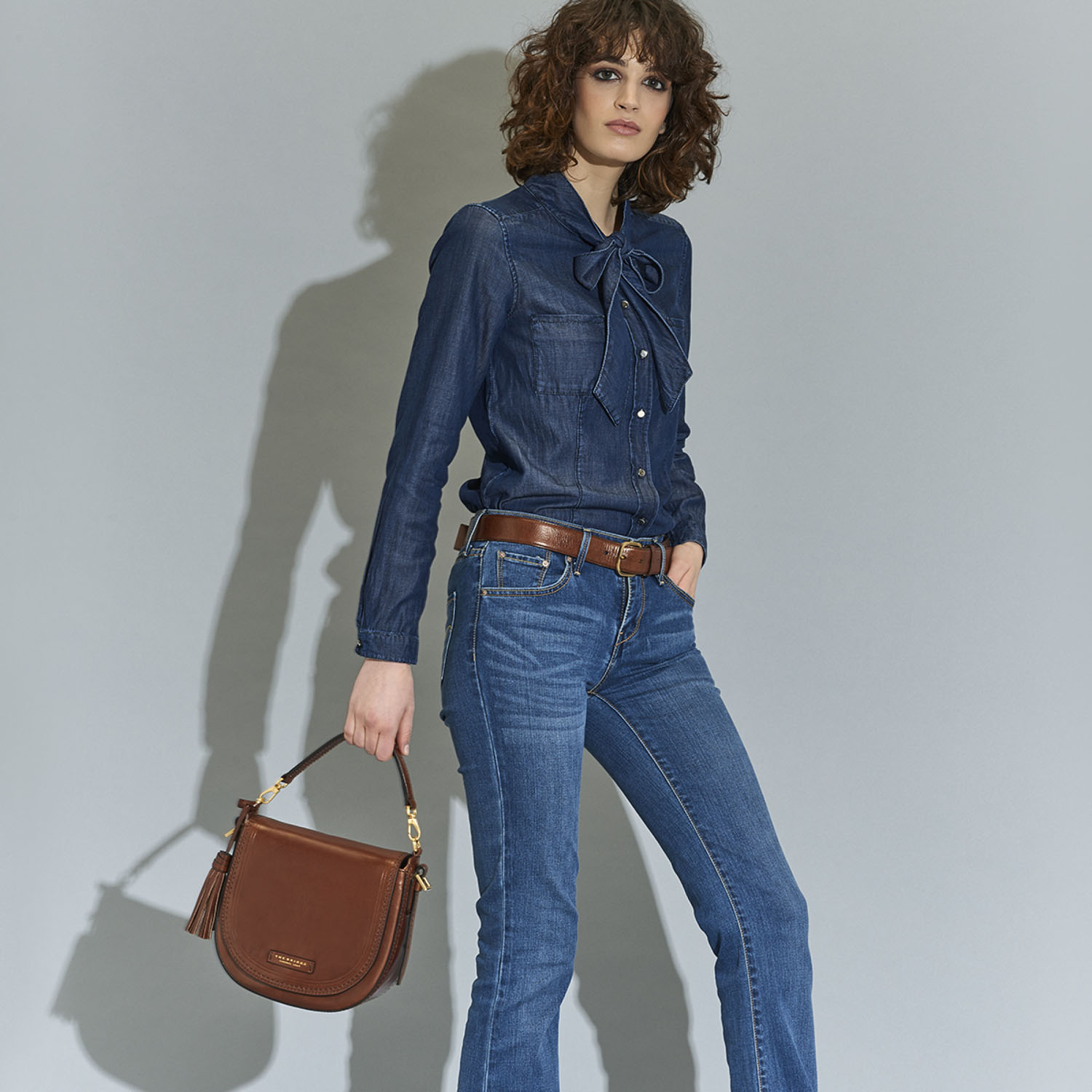 The Bridge Pearldistrict Damentasche Braun/Gold The Bridge Pearldistrict Damentasche Braun/Gold