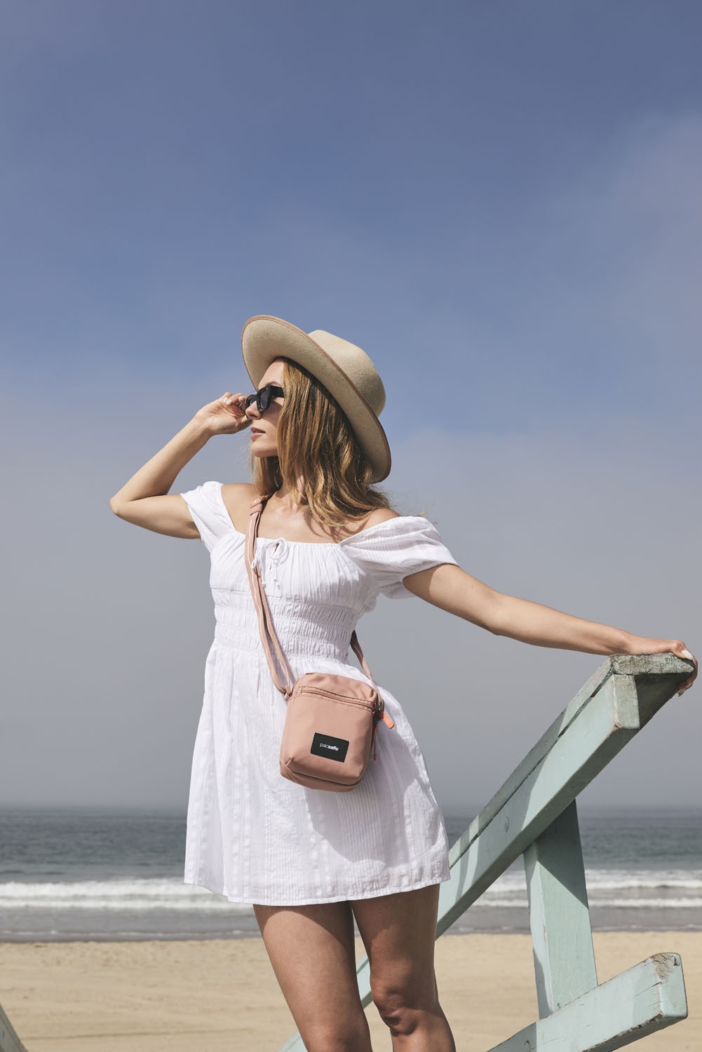 pacsafe GO Anti-Theft Micro Crossbody Rose