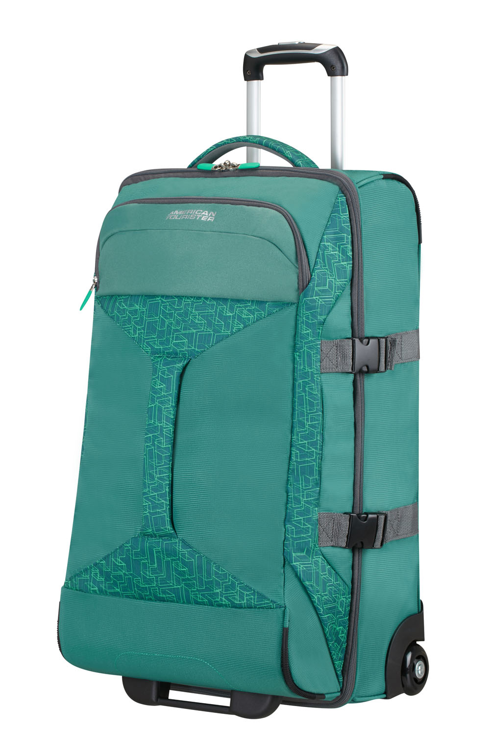 American Tourister Road Quest Reisetasche mit 2 Rollen 69cm Sea Green Print