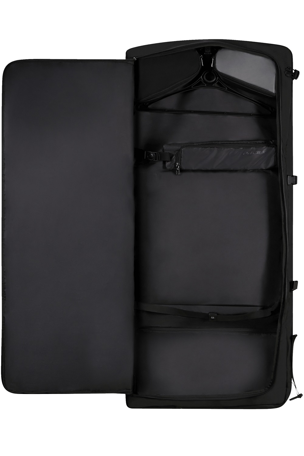 Samsonite Pro-DLX 6 Kleidersack, Tri-Fold Garment Bag + GRATIS HOTELGUTSCHEIN Schwarz