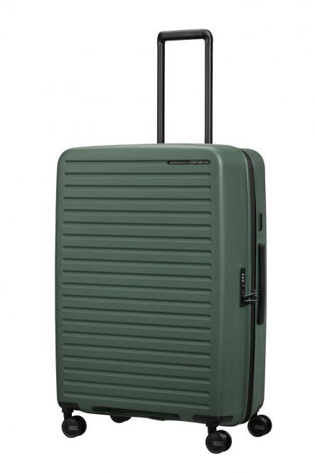 Samsonite Restackd Trolley mit 4 Rollen erweiterbar 75cm + GRATIS HOTELGUTSCHEIN Sage