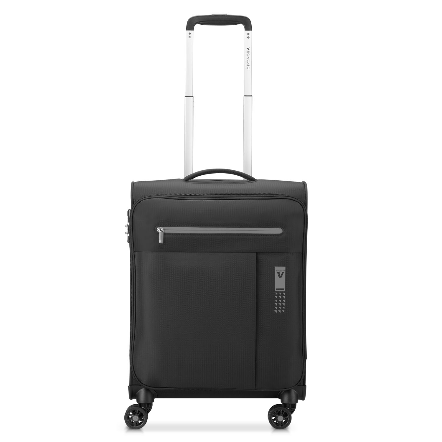 Roncato Lite Soft Handgepäck Carry-On Trolley 4-Rollen Black Roncato Lite Soft Handgepäck Carry-On Trolley 4-Rollen Black