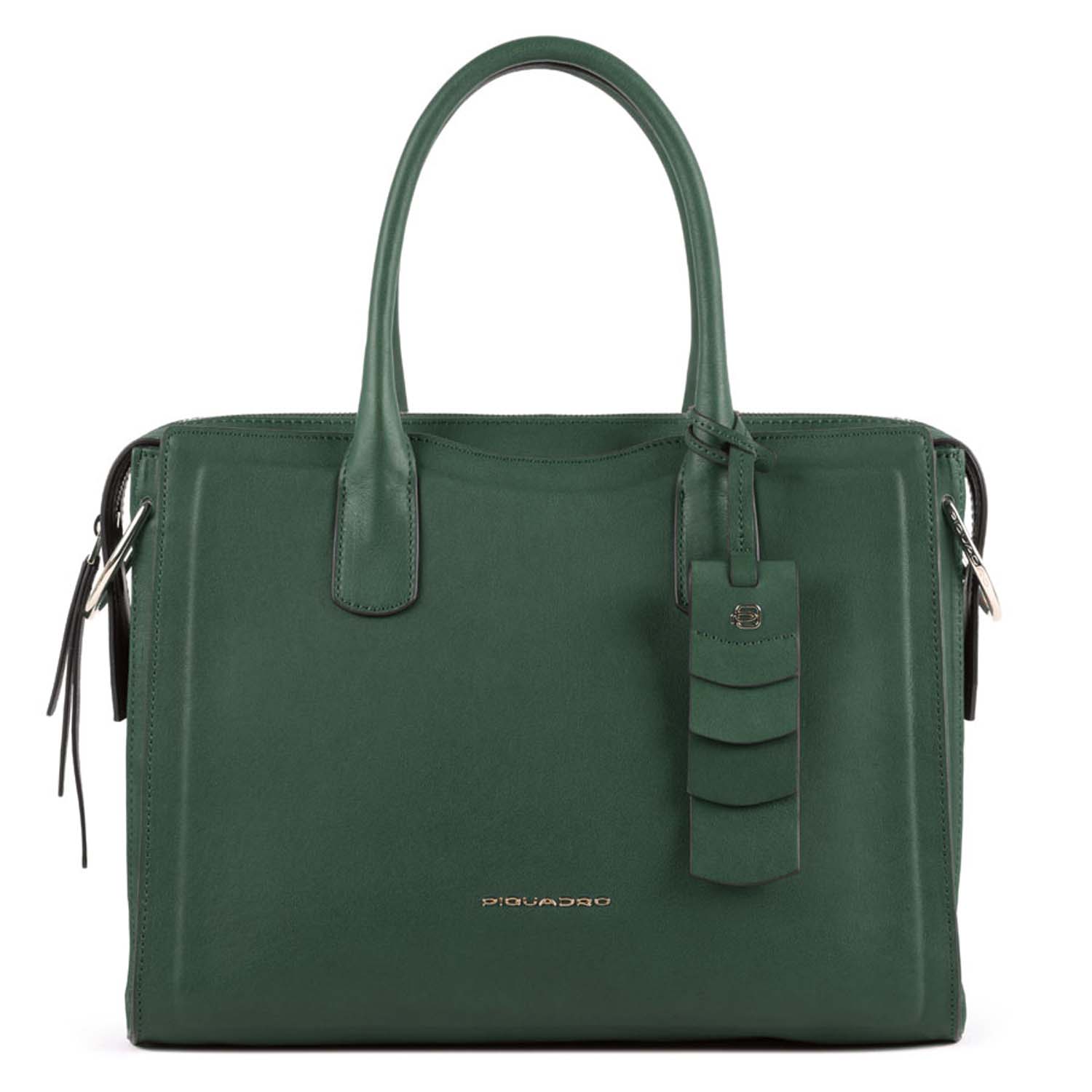 Piquadro Gea Damenlaptoptasche 11" mit Anti-Stoss Schutz verde foresta (grün) Piquadro Gea Damenlaptoptasche 11" mit Anti-Stoss Schutz verde foresta (grün)
