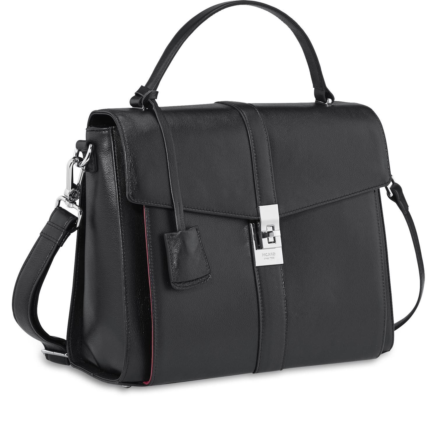 Picard Fan Damentasche aus Leder 9017 Schwarz