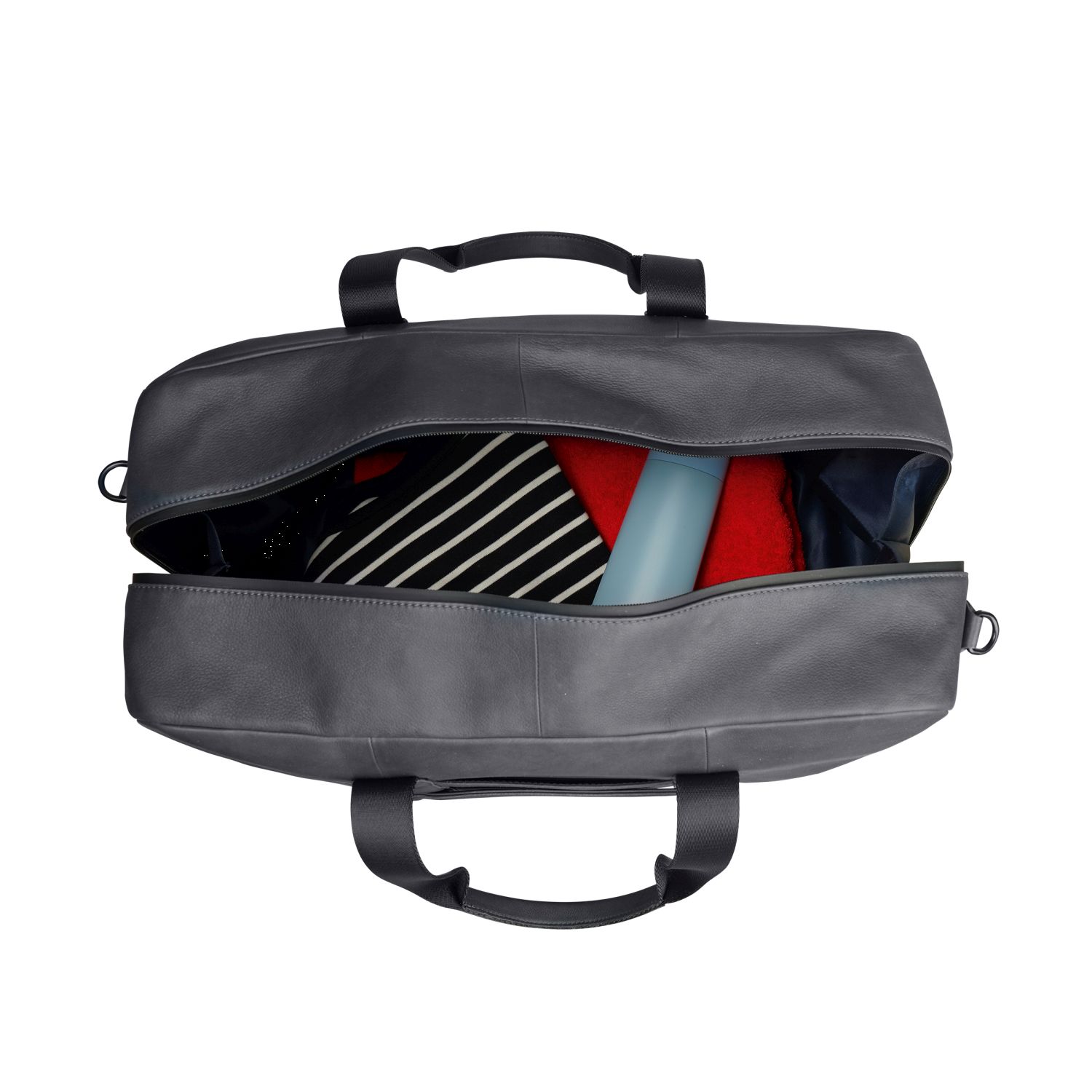 Leonhard Heyden Den Haag Leder-Reisetasche Grau Leonhard Heyden Den Haag Leder-Reisetasche Grau