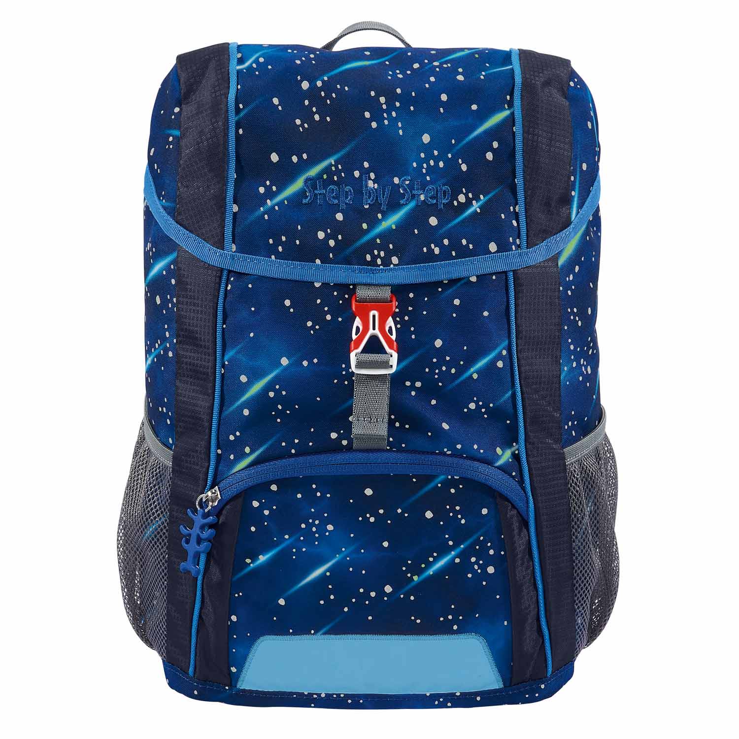 Step by Step Kinderrucksack KID REFLECT Rucksack-Set, 3-teilig inkl. Sitzkissen Star Shuttle Elio