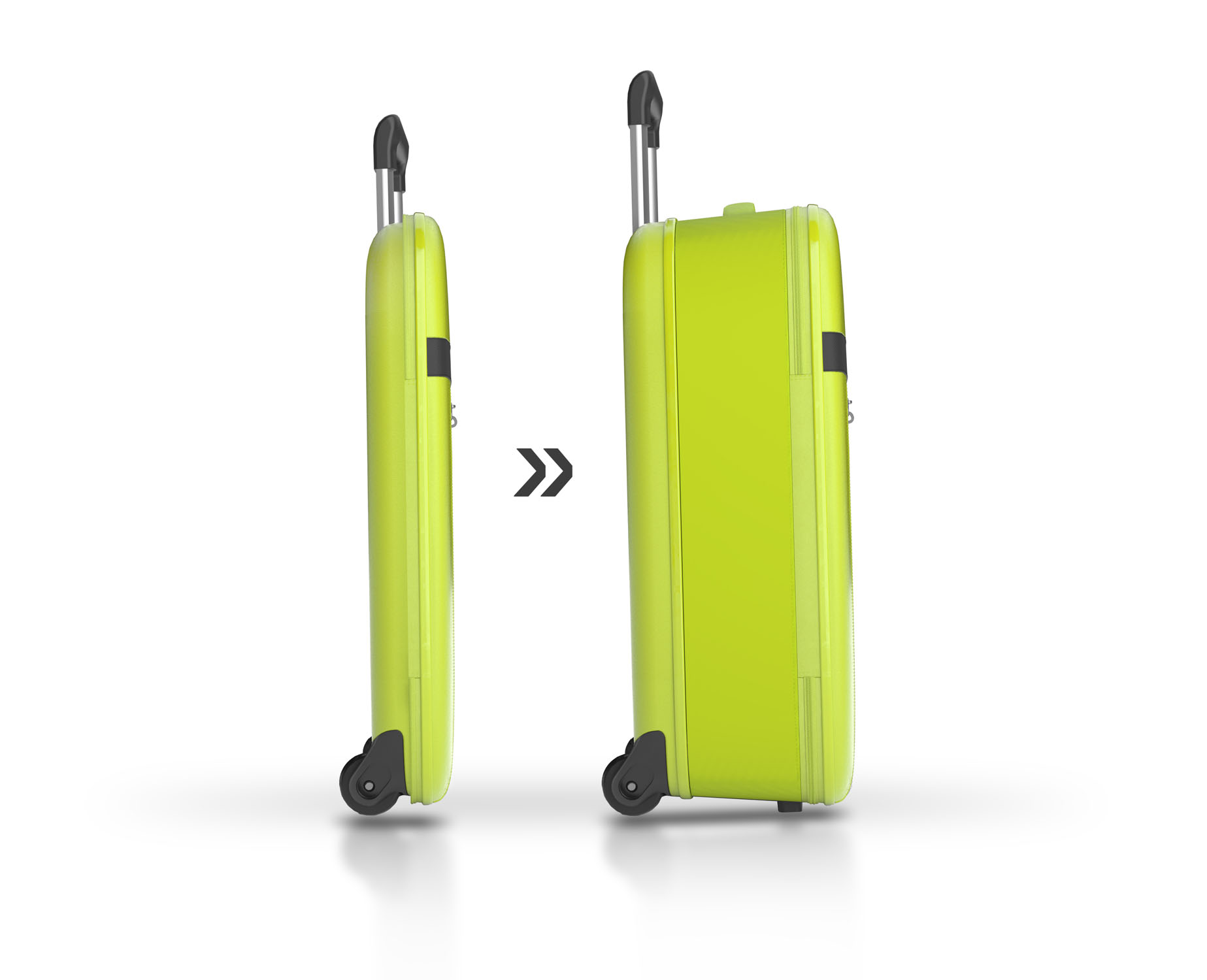 Rollink Flex Aura 21" Handgepäck Trolley Limeade