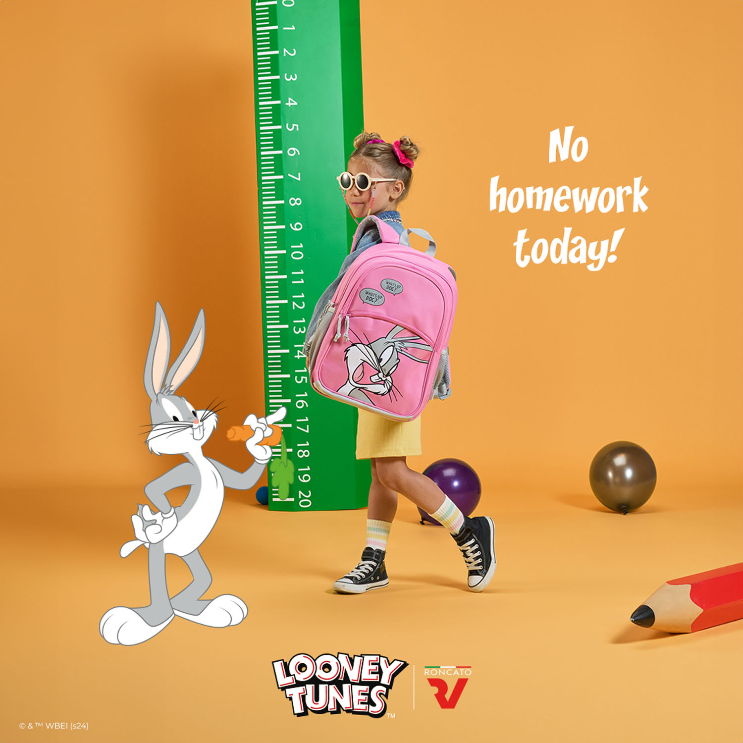 Roncato Looney Tunes™ Junior Travel Rucksack Roncato Looney Tunes™ Junior Travel Rucksack